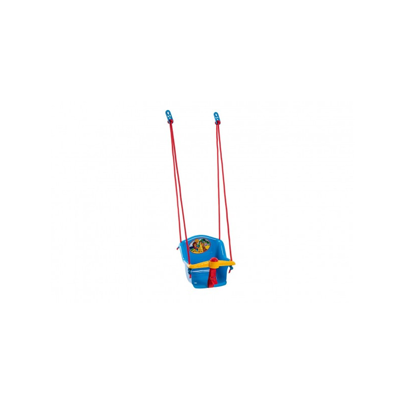 Teddies Houpačka Baby s pískátkem plast modrá nosnost 20kg 35x34x35cm 00880135-XG
