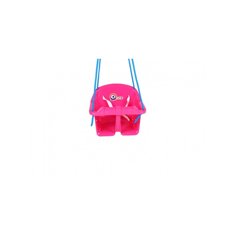 Teddies Houpačka Baby plast růžová nosnost 20kg 36x30x29cm 24m+ 00880142-XG