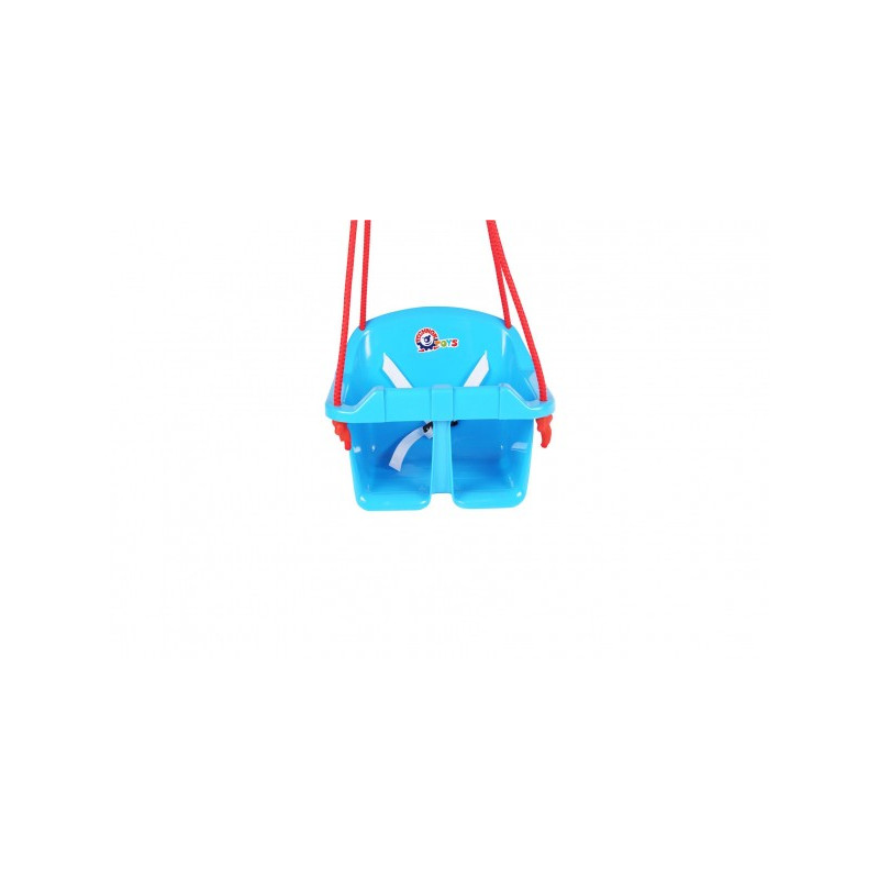 Teddies Houpačka Baby plast modrá nosnost 20kg 36x30x29cm 24m+ 00880140-XG