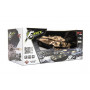 Tank RC plast 27cm 40MHz na baterie+dobíjecí pack se zvukem v krabici 37x17x19cm