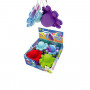Přívěsek Bubble pops-Praskající bubliny chobotnice silikon antistr. spol. hra 4 barvy 24ks box