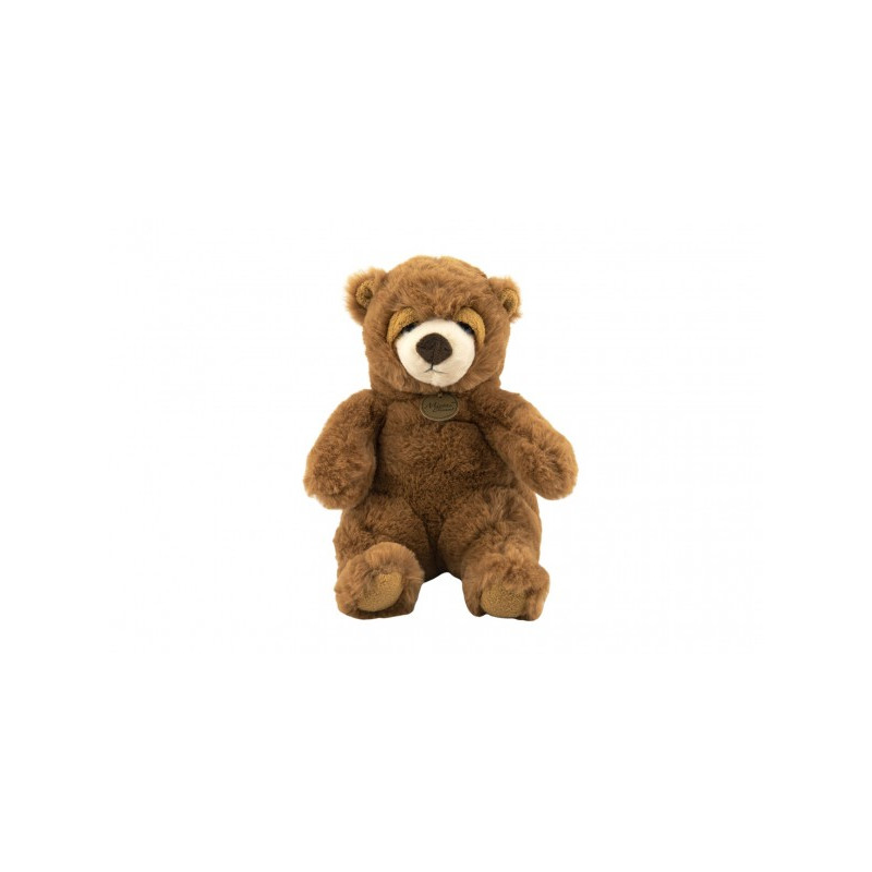 Teddies Medvěd sedící hnědý plyš 16x24x20cm 0+ 00850524-XG