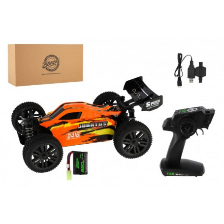 Auto RC Buggy Bonzai Jubatus terénní 30cm plast oranžové 2,4GHz na bat.+2xdob. pack v krab. 40x14x21