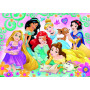 Puzzle Šťastný svět princezen/Disney Princess 200 dílků 48x34cm v krabici 33x23x4cm