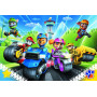 Puzzle Tlapková patrola na motorkách/Paw patrol 100 dílků 41x27,5cm v krabici 29x19x4cm