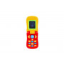 Telefon Mobil plast 6x17cm na baterie se zvukem se světlem 2 barvy na kartě 12m+
