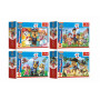 Minipuzzle 54 dílků Paw Patrol/Tlapková Patrola 4 druhy v krabičce 9x6x3cm 40ks v boxu