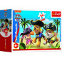 Minipuzzle 54 dílků Paw Patrol/Tlapková Patrola 4 druhy v krabičce 9x6x3cm 40ks v boxu