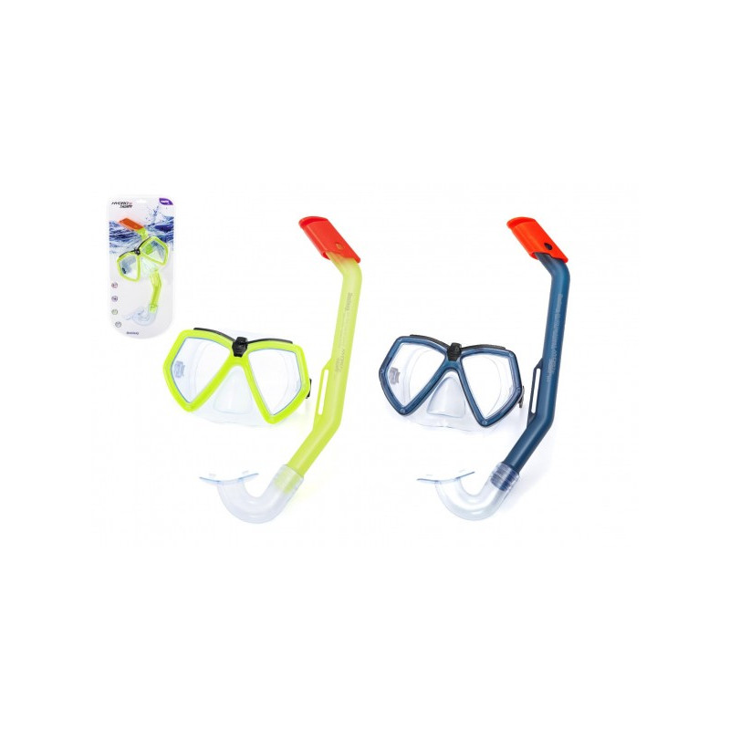 Teddies Potápěčská sada brýle + šnorchl 32cm 2 barvy v blistru 7+ 08124027-XG