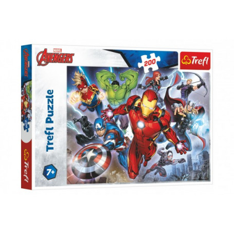 Puzzle Disney Avengers 200 dílků 48x34cm v krabici 33x23x4cm