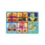 Puzzle magnetické deskové doprava plast ve fólii 30x20x1cm 12ks v boxu 24m+