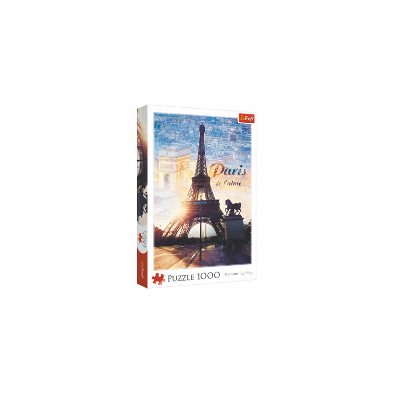 Trefl Puzzle Paříž o soumraku 1000 dílků 48x68,3cm v krabici 27x40x6cm 89110394-XG