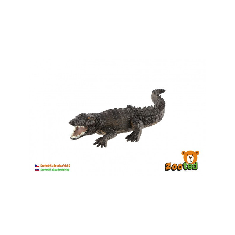 ZOOted Krokodýl západoafrický zooted plast 17cm v sáčku 00861073-XG