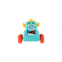 Auto monster plast 9x8cm mačkací jezdící 4 barvy 12ks v boxu