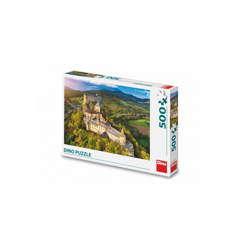 Dino Puzzle Oravský hrad, Slovensko 47x33cm 500dílků v krabici 33,5x23x3,5cm 21502604-XG