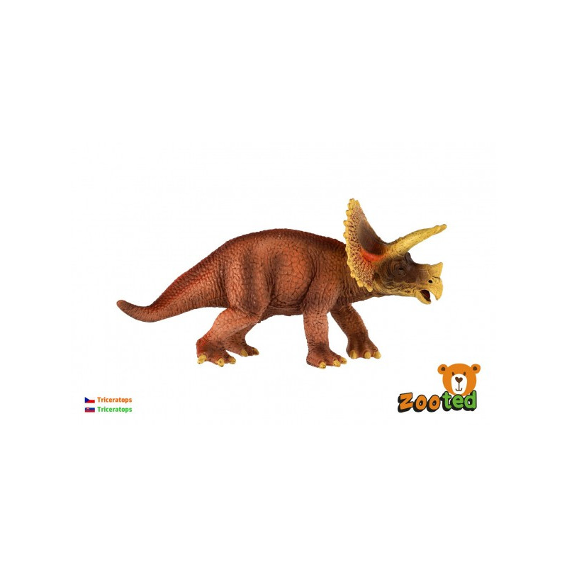 ZOOted Triceratops zooted plast 20cm v sáčku 00861132-XG