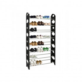 Botník 64x124 cm 8 polic SPRINGOS HA2037 černý