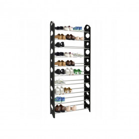 Botník 64x154 cm 10 polic SPRINGOS HA2038 černý