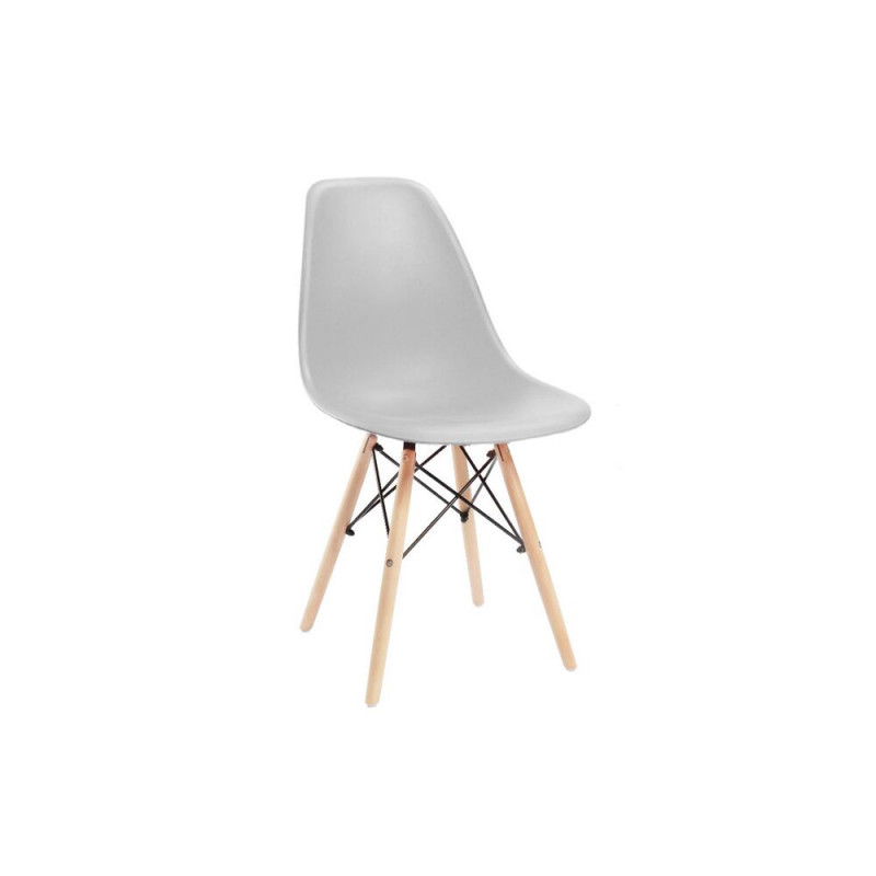 SPRINGOS Designová židle SPRINGOS MILANO světle šedá DC0004-XG