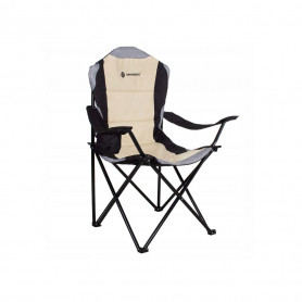 Kempingové křeslo SPRINGOS COSTA PREMIUM XXL béžovo-černé