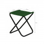 Turistická skládací židle SPRINGOS TRIP zelená