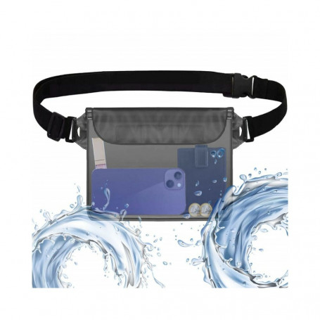 Voděodolná ledvinka 18x22 cm SPRINGOS CS0020 šedá