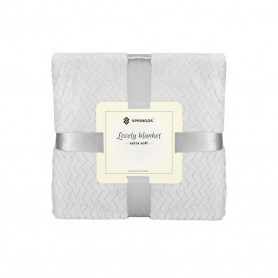 Deka 160x200 cm Springos Splendit světle šedá