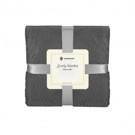 Deka 160x200 cm Springos Splendit grafitová