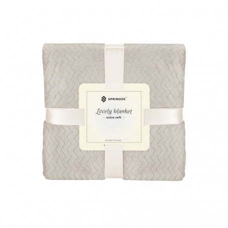 Deka 160x200 cm Springos Splendit béžová