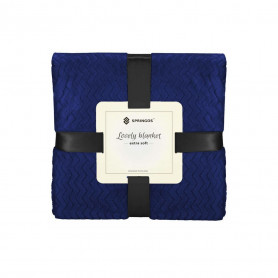 Deka 160x200 cm Springos Splendit námořnická modrá