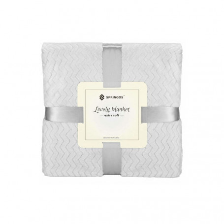 Deka 200x220 cm Springos Splendit světle šedá