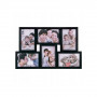 Fotorámeček na 6 fotek, 44x28 cm, černý SPRINGOS PANORAMA