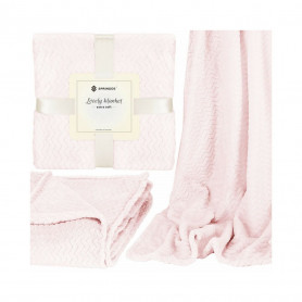 Deka 70x160 cm Springos Splendit světle růžová