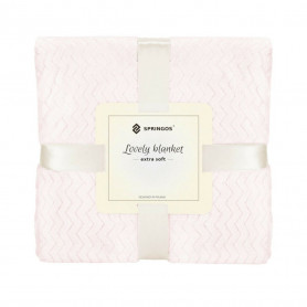 Deka 130x180 cm Springos Splendit světle růžová