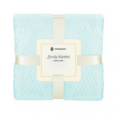Deka 130x180 cm Springos Splendit mentolová