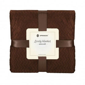 Deka 130x180 cm Springos Splendit hnědá