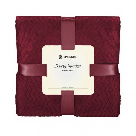 Deka 130x180 cm Springos Splendit červená