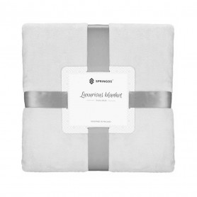 Deka 200x220 cm Springos Grande světle šedá