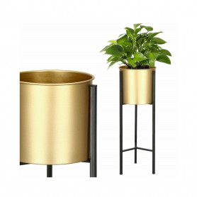 Květináč se stojanem 56 cm, zlatý SPRINGOS COMET