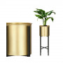 Květináč se stojanem 38 cm, zlatý SPRINGOS COMET