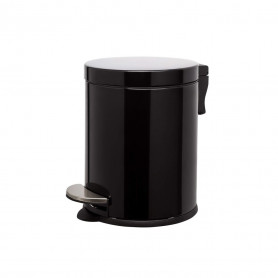 Odpadkový koš 5l SPRINGOS DECO černá nerez