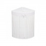 Rohový bambusový box na prádlo Springos o objemu 73l je praktickým a funkčním doplňkem každého interiéru. Koš na sběr špinavého prádla a spodního prádla je vyroben z přírodního bambusu v bílé barvě. Lehká konstrukce a stylový design, vyjímatelná vnitřní taška neabsorbuje vlhkost a pachy, rukojeti v 