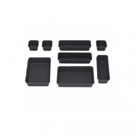 Organizéry do zásuvky sada 8ks, černé SPRINGOS HA3056