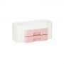 Organizér na kosmetiku / šperkovnice bílo-růžový SPRINGOS HA3090