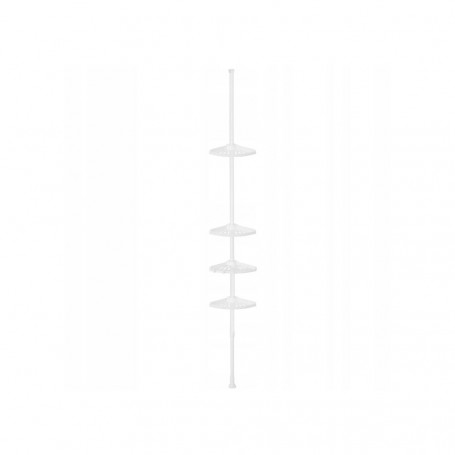 Koupelnový teleskopický stojan SPRINGOS IDA  bílý