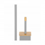 Držák na toaletní papír s WC štětkou SPRINGOS TB0011 šedý