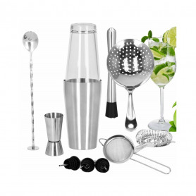 Barmanská sada 11 dílů, nerezová SPRINGOS ATTABOY