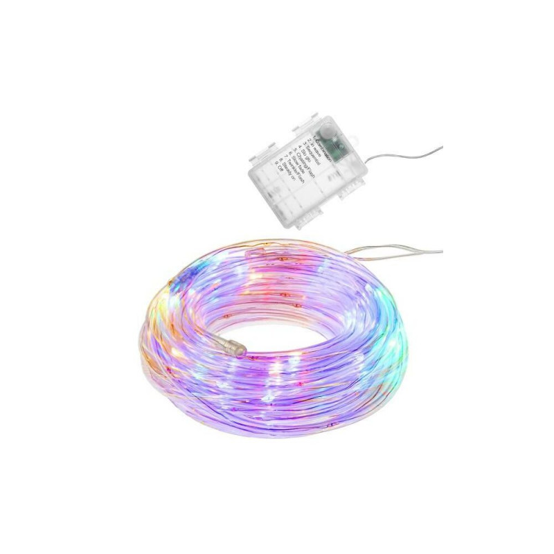 SPRINGOS LED světelná hadice - 5m, 50LED, 8 funkcí, 3xAA, IP44, multicolor CL0856-XG