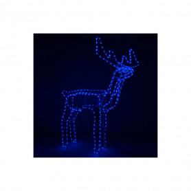 LED Sob s pohyblivou hlavou - 115cm, 288LED, IP44, motorek, modrá