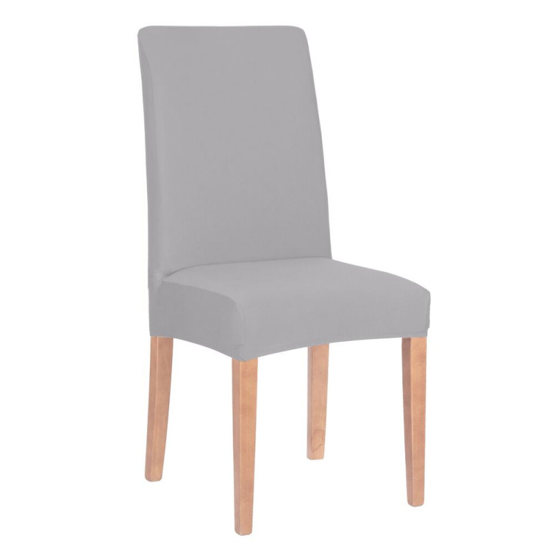 SPRINGOS Potah na židli elastický, světle šedý SPRINGOS SPANDEX HA0003-XG